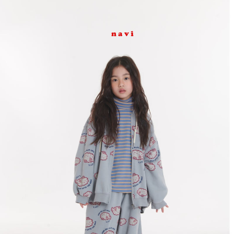 Navi - Korean Children Fashion - #littlefashionista - Fish Hooded Zip-up Jacket - 10