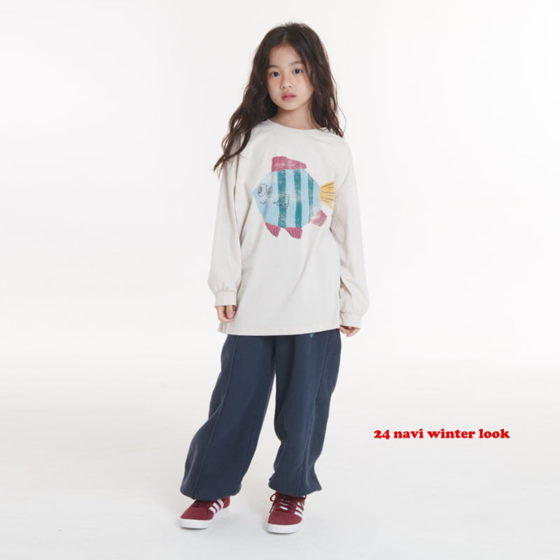 Navi - Korean Children Fashion - #littlefashionista - Plain Pants - 8