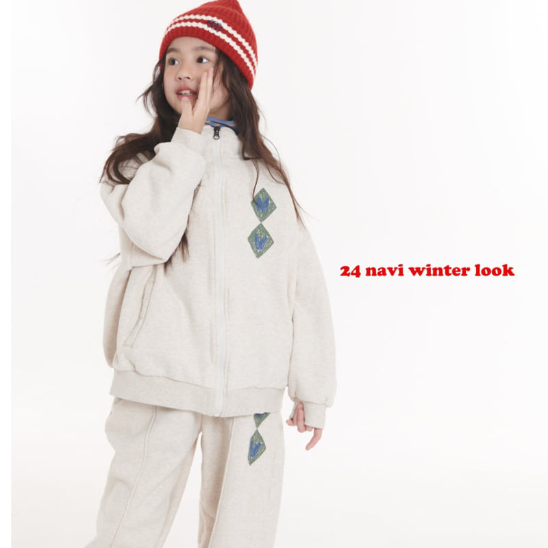 Navi - Korean Children Fashion - #minifashionista - Plain Zip-up Jacket - 7