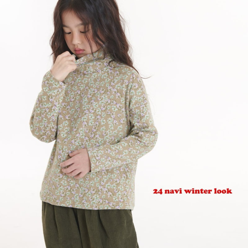 Navi - Korean Children Fashion - #prettylittlegirls - Benjamin Turtleneck Tee - 7