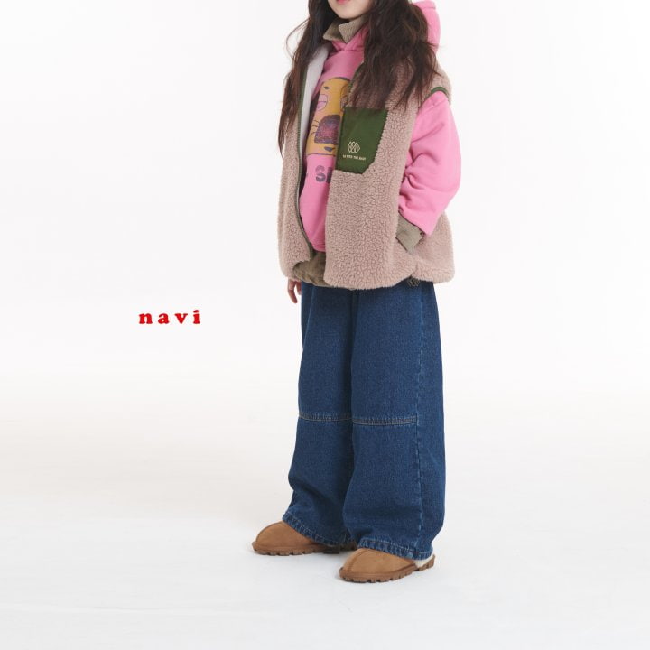 Navi - Korean Children Fashion - #prettylittlegirls - Melly Denim Pants - 8