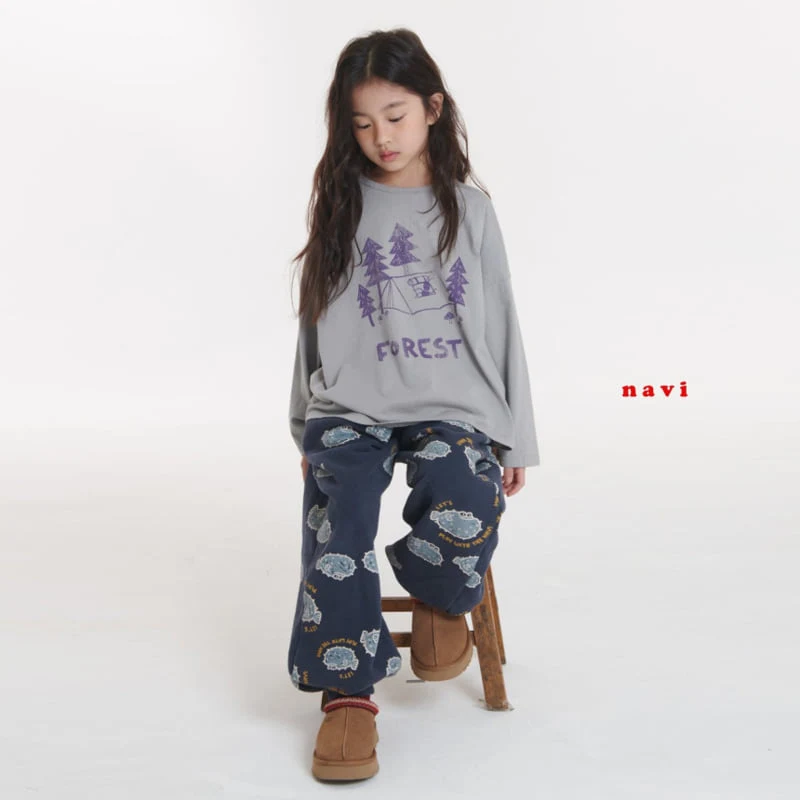 Navi - Korean Children Fashion - #prettylittlegirls - Forest Tee