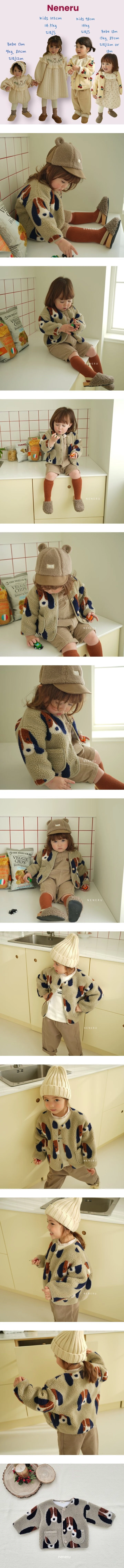 Neneru - Korean Baby Fashion - #babyboutique - Bebe Dumble Puppy Jacket