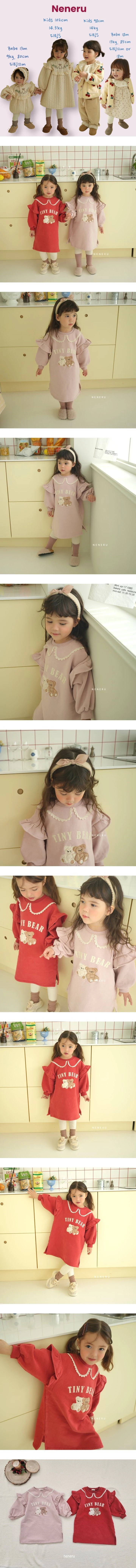 Neneru - Korean Baby Fashion - #babyfashion - Tiny Bear One-piece