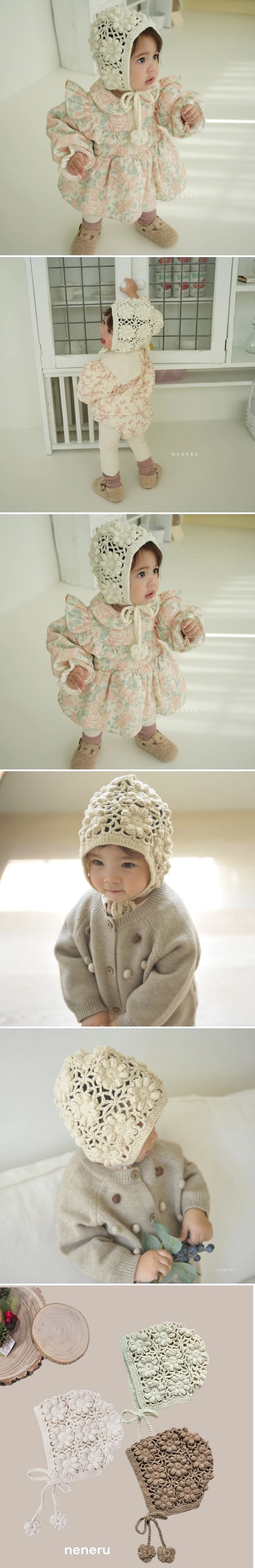 Neneru - Korean Baby Fashion - #babyfashion - Bell Bonnet