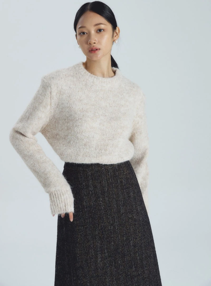 Neroli36 - Korean Women Fashion - #momslook - Herringbone Skirt - 4