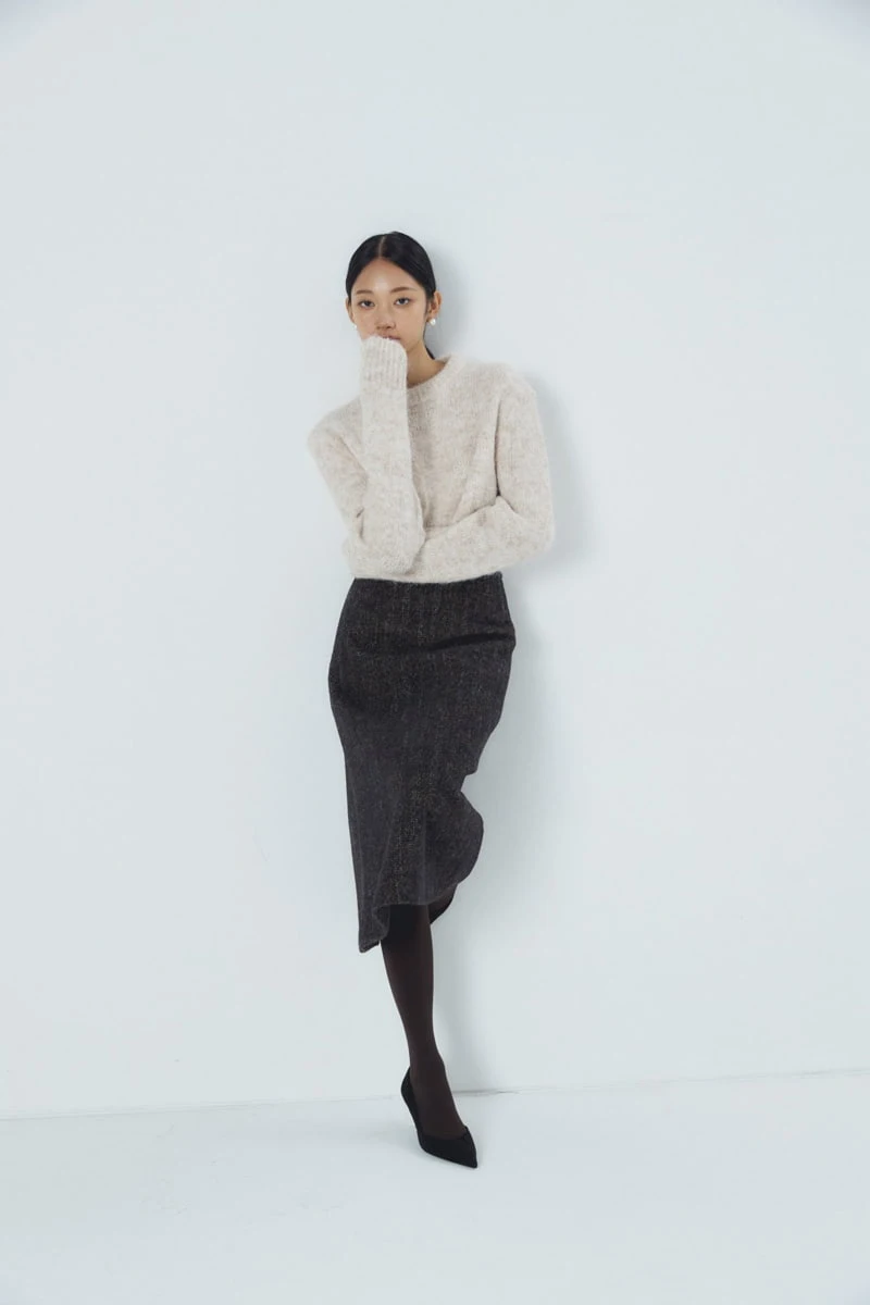 Neroli36 - Korean Women Fashion - #womensfashion - Herringbone Skirt - 6