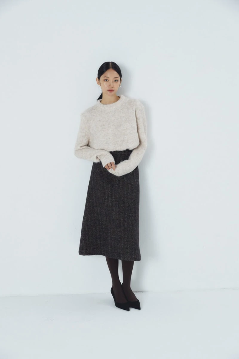 Neroli36 - Korean Women Fashion - #womensfashion - Herringbone Skirt - 8