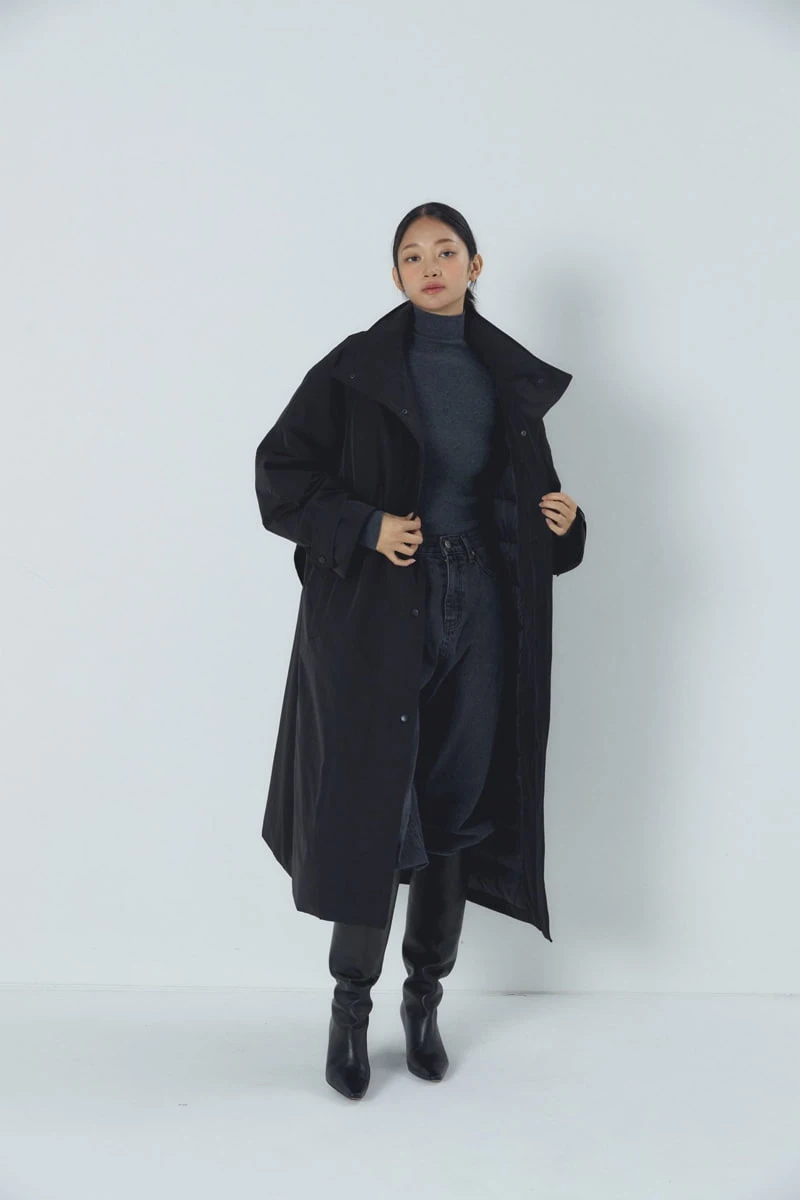 Neroli36 - Korean Women Fashion - #womensfashion - Goose Safari Padding Coat - 11