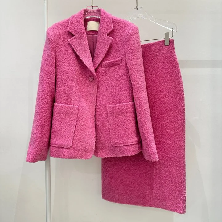 Neroli36 - Korean Women Fashion - #womensfashion - Wool Tweed Jacket - 3