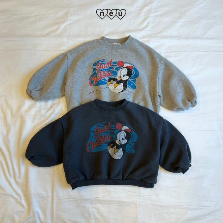 Neu - Korean Children Fashion - #Kfashion4kids - Penguin Sweatshirt With Mom - 2