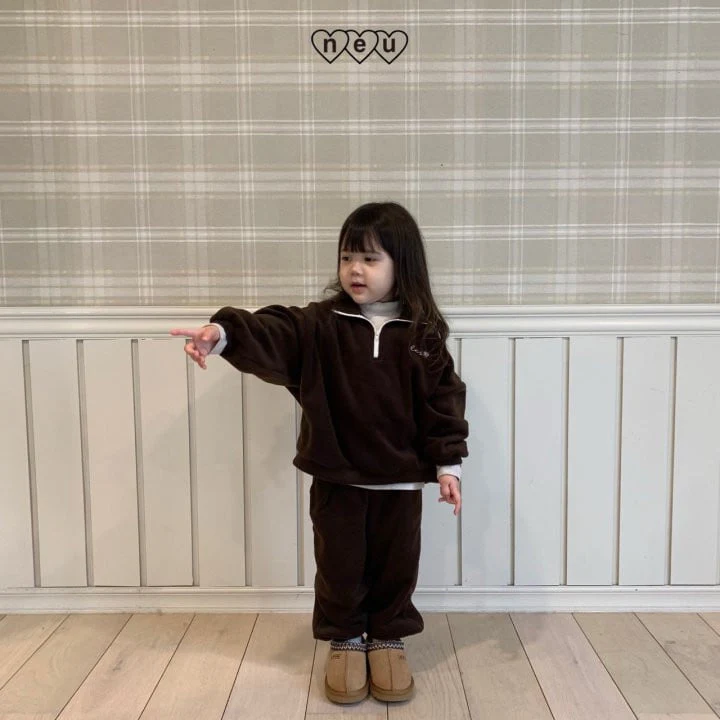 Neu - Korean Children Fashion - #childrensboutique - Mint Choco Top Bottom Set - 9