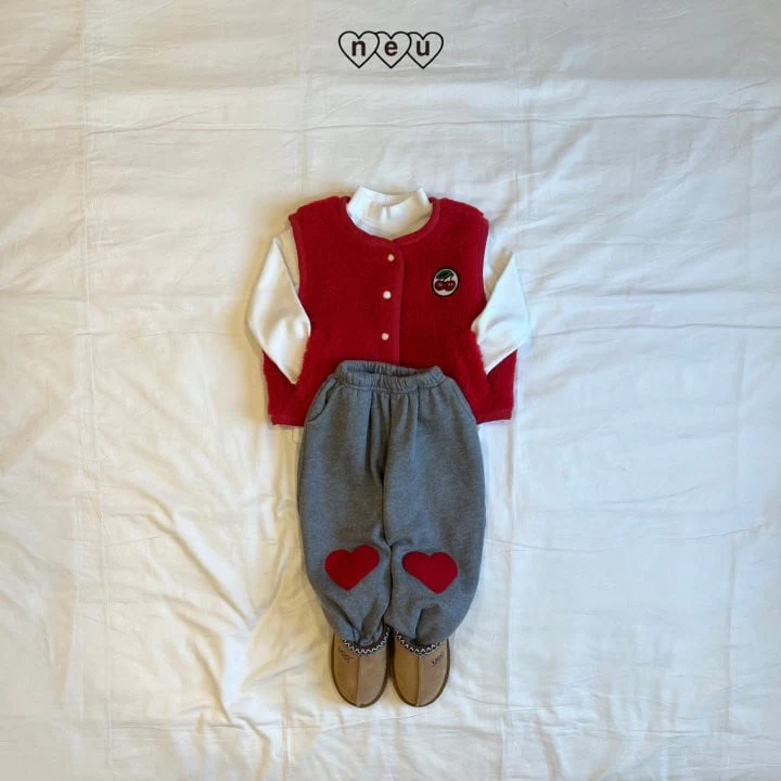 Neu - Korean Children Fashion - #designkidswear - Cherry Dumble Vest With Mom - 2