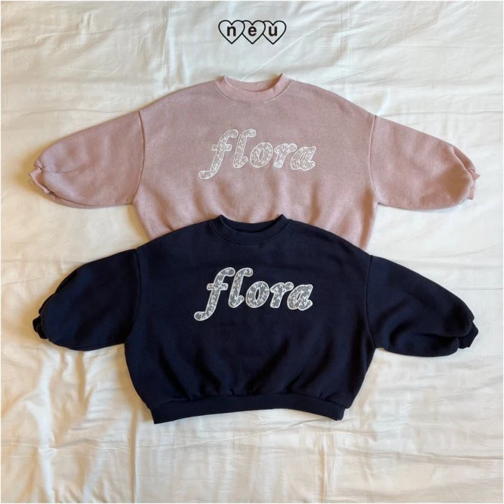 Neu - Korean Children Fashion - #designkidswear - Flora Sweatshirt With Mom