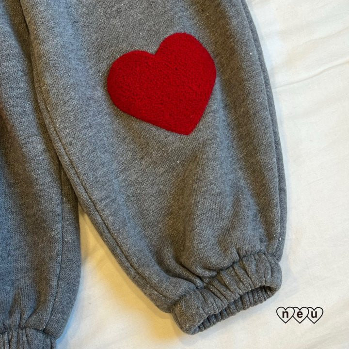 Neu - Korean Children Fashion - #magicofchildhood - Heart Patch Pants - 8