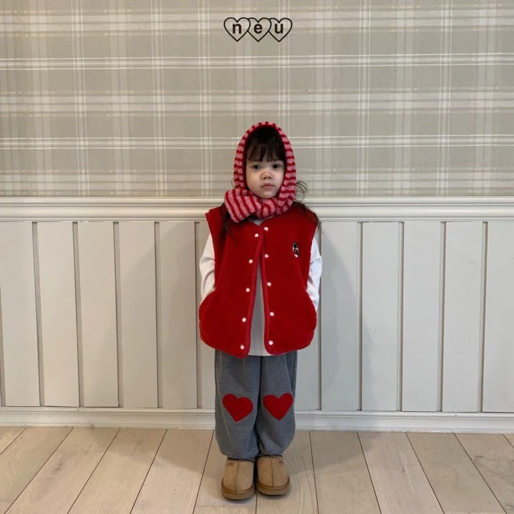 Neu - Korean Children Fashion - #minifashionista - Cherry Dumble Vest With Mom - 11