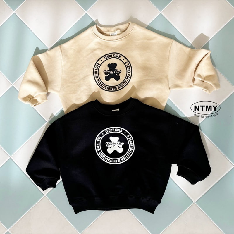 Nice To Meet You - Korean Children Fashion - #Kfashion4kids - Teddy Club Sweatshirt - 8