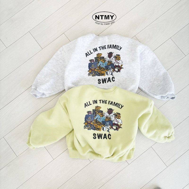 Nice To Meet You - Korean Children Fashion - #Kfashion4kids - Family Sweatshirt - 6