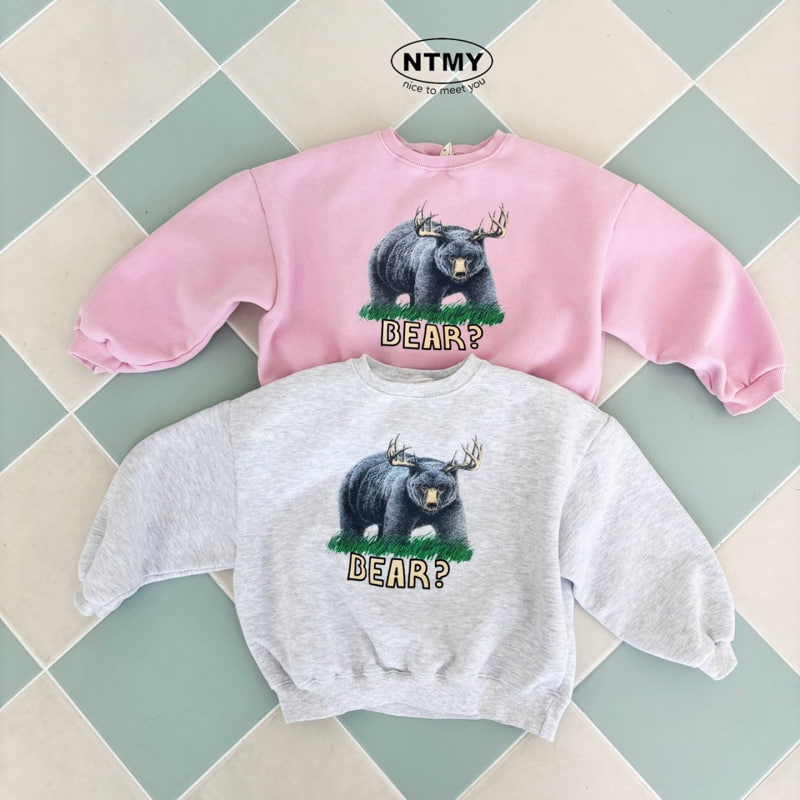 Nice To Meet You - Korean Children Fashion - #childofig - Horn Bear Sweatshirt - 10