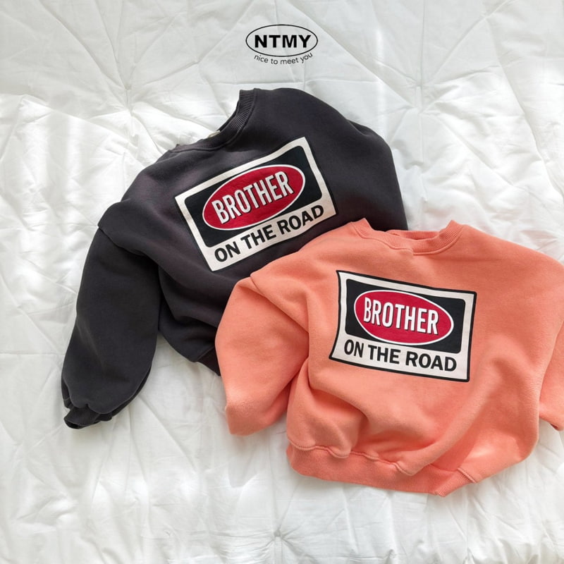 Nice To Meet You - Korean Children Fashion - #childofig - Brother Sweatshirt - 2