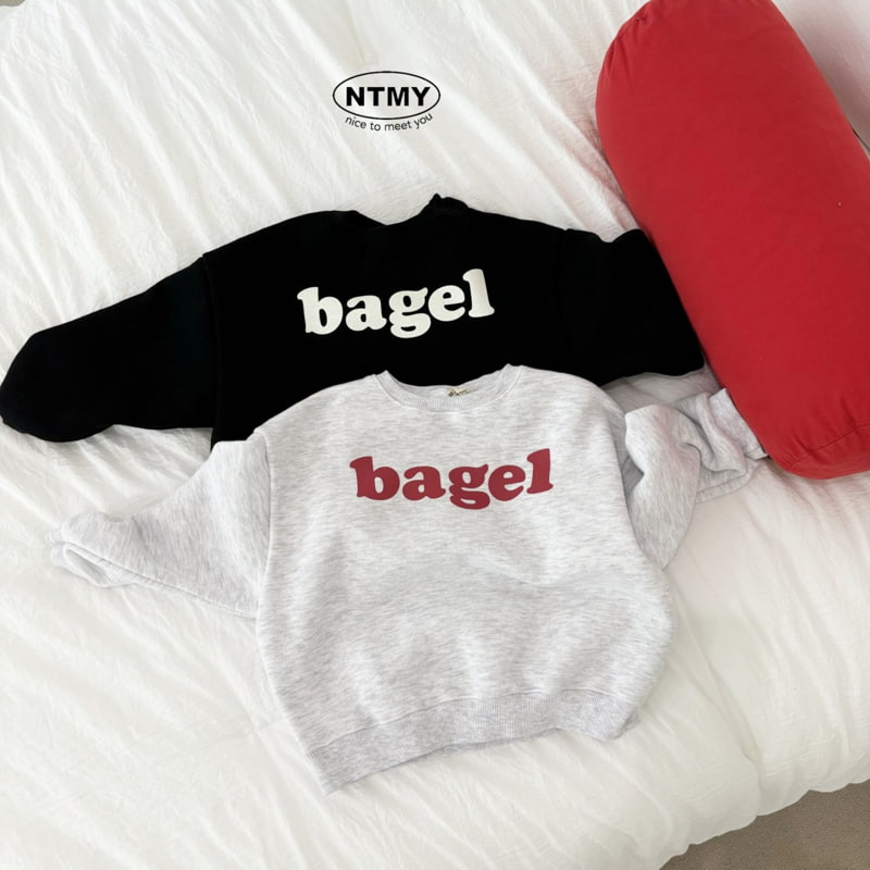 Nice To Meet You - Korean Children Fashion - #childofig - Bagel Sweatshirt