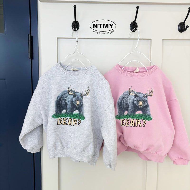 Nice To Meet You - Korean Children Fashion - #childrensboutique - Horn Bear Sweatshirt - 12