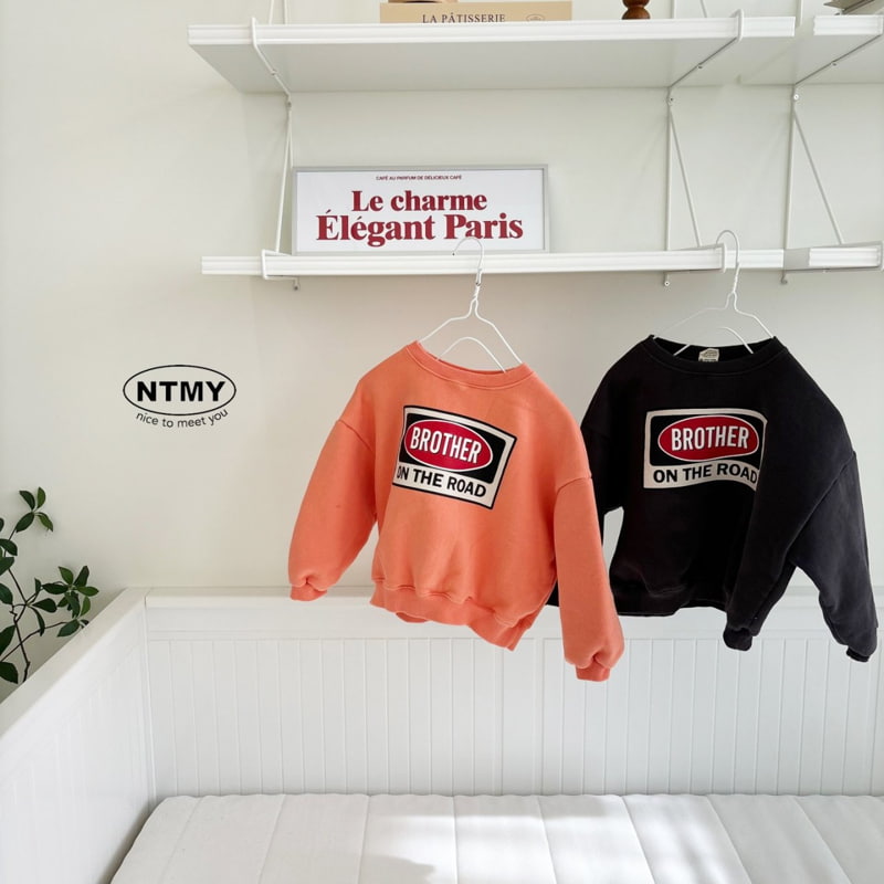 Nice To Meet You - Korean Children Fashion - #childrensboutique - Brother Sweatshirt - 3