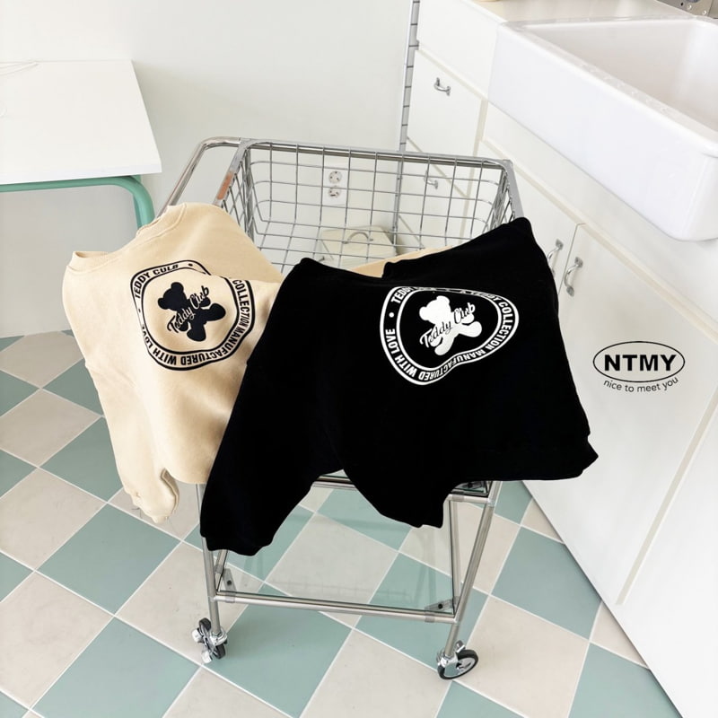 Nice To Meet You - Korean Children Fashion - #designkidswear - Teddy Club Sweatshirt - 2