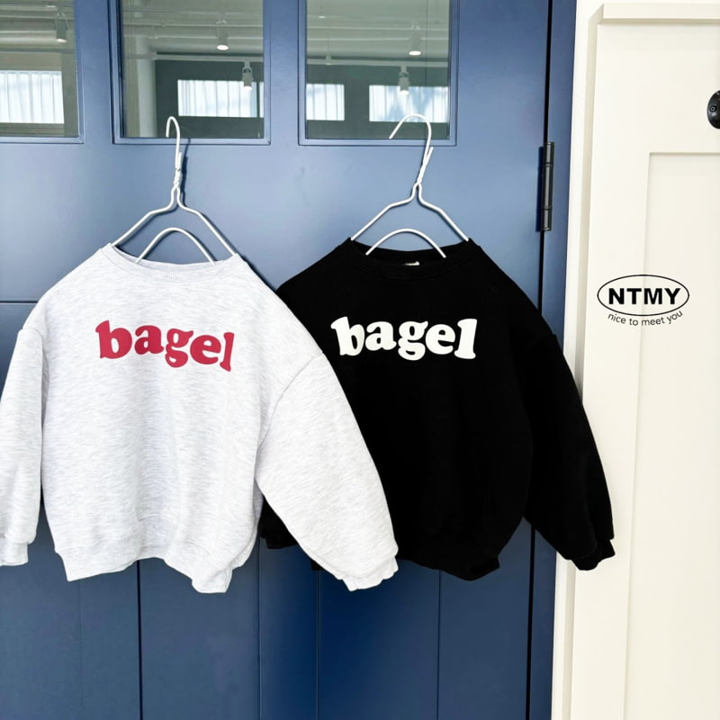 Nice To Meet You - Korean Children Fashion - #designkidswear - Bagel Sweatshirt - 3