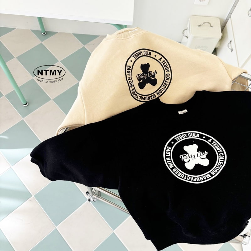 Nice To Meet You - Korean Children Fashion - #discoveringself - Teddy Club Sweatshirt - 3