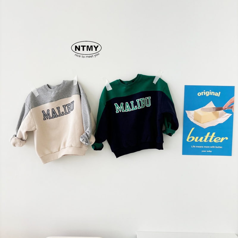 Nice To Meet You - Korean Children Fashion - #discoveringself - Malibu Sweatshirt