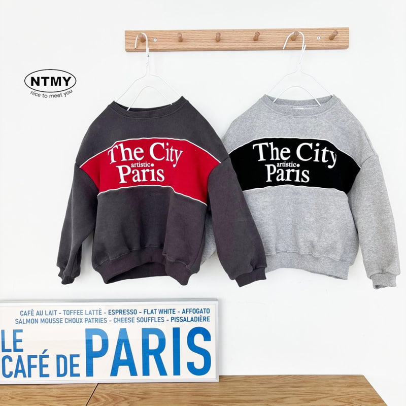 Nice To Meet You - Korean Children Fashion - #discoveringself - City Cut Sweatshirt - 8