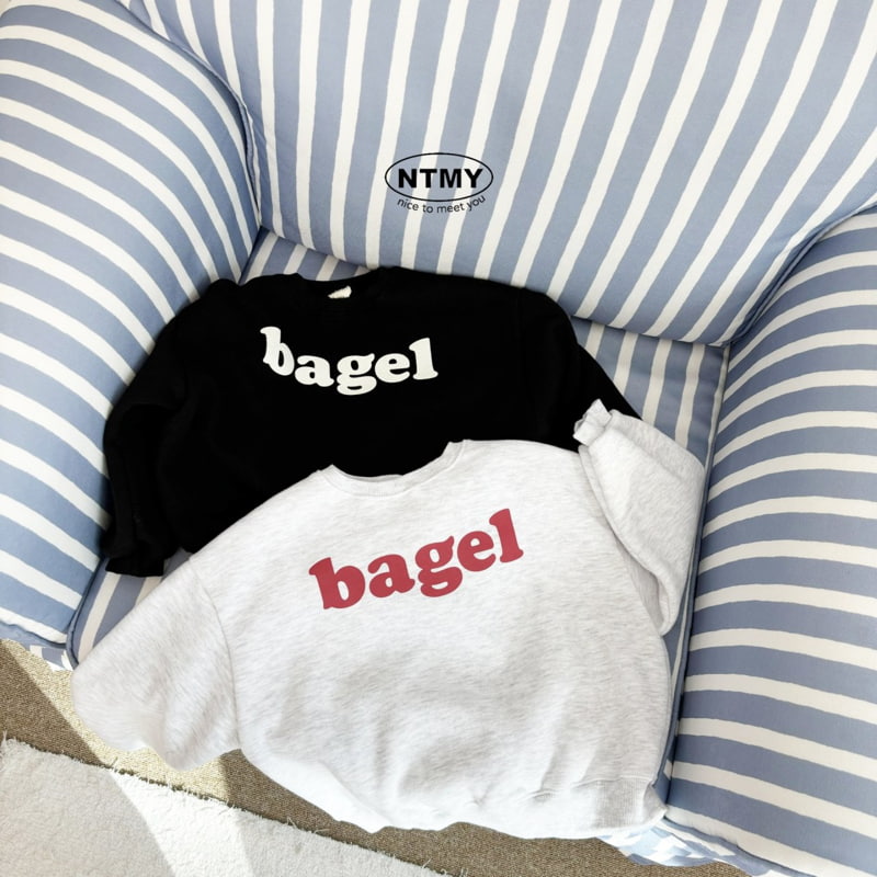 Nice To Meet You - Korean Children Fashion - #designkidswear - Bagel Sweatshirt - 4