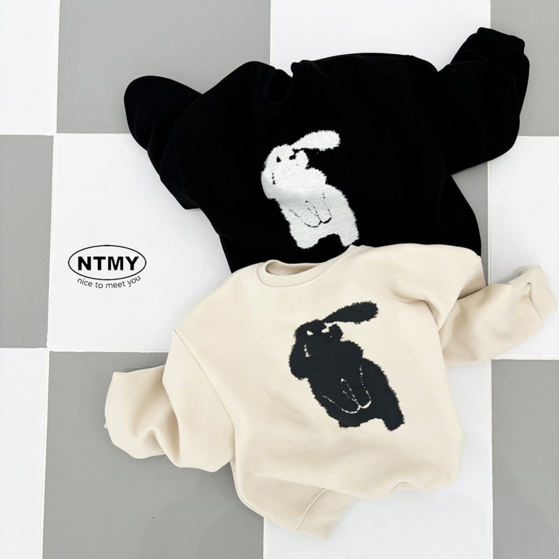 Nice To Meet You - Korean Children Fashion - #discoveringself - Rabbit Sweatshirt - 2