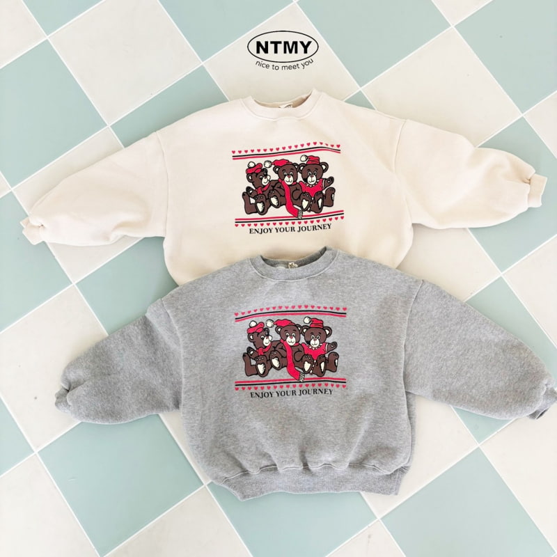 Nice To Meet You - Korean Children Fashion - #fashionkids - Three Bears Sweatshirt - 12