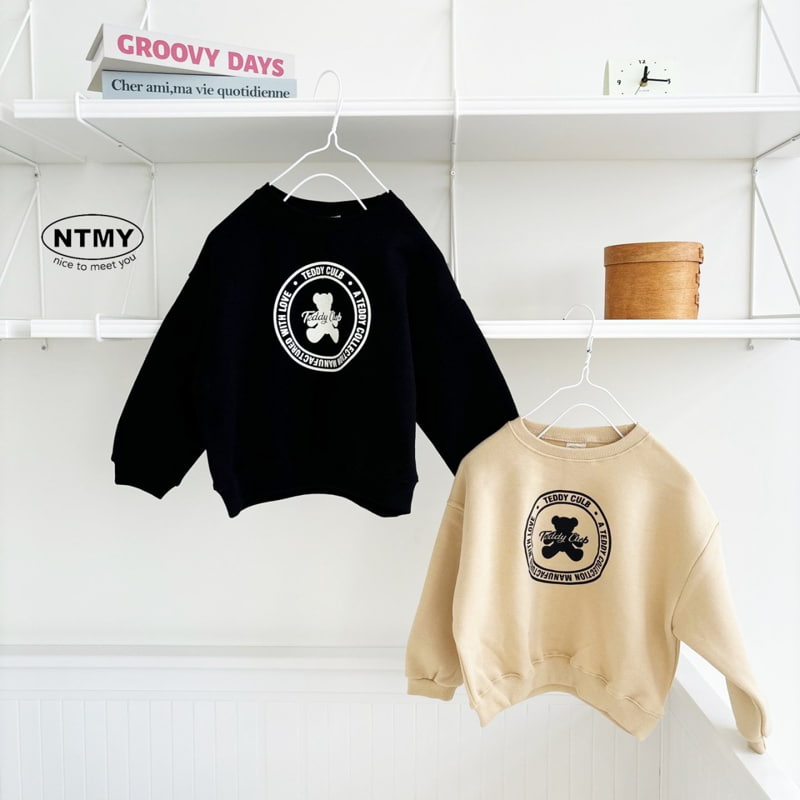 Nice To Meet You - Korean Children Fashion - #discoveringself - Teddy Club Sweatshirt - 4