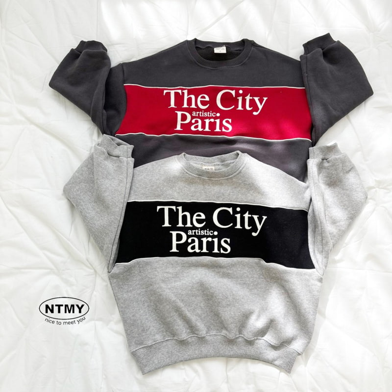 Nice To Meet You - Korean Children Fashion - #fashionkids - City Cut Sweatshirt - 9