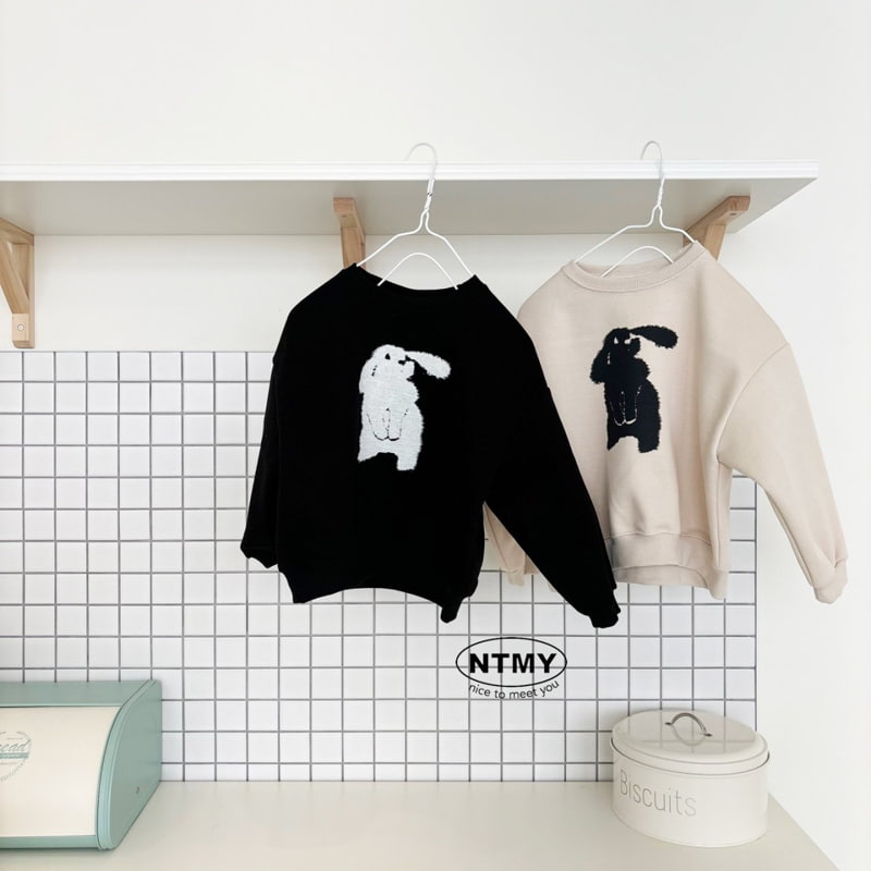 Nice To Meet You - Korean Children Fashion - #fashionkids - Rabbit Sweatshirt - 3