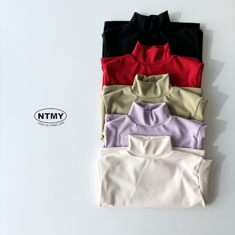 Nice To Meet You - Korean Children Fashion - #kidsshorts - Mega Turtleneck