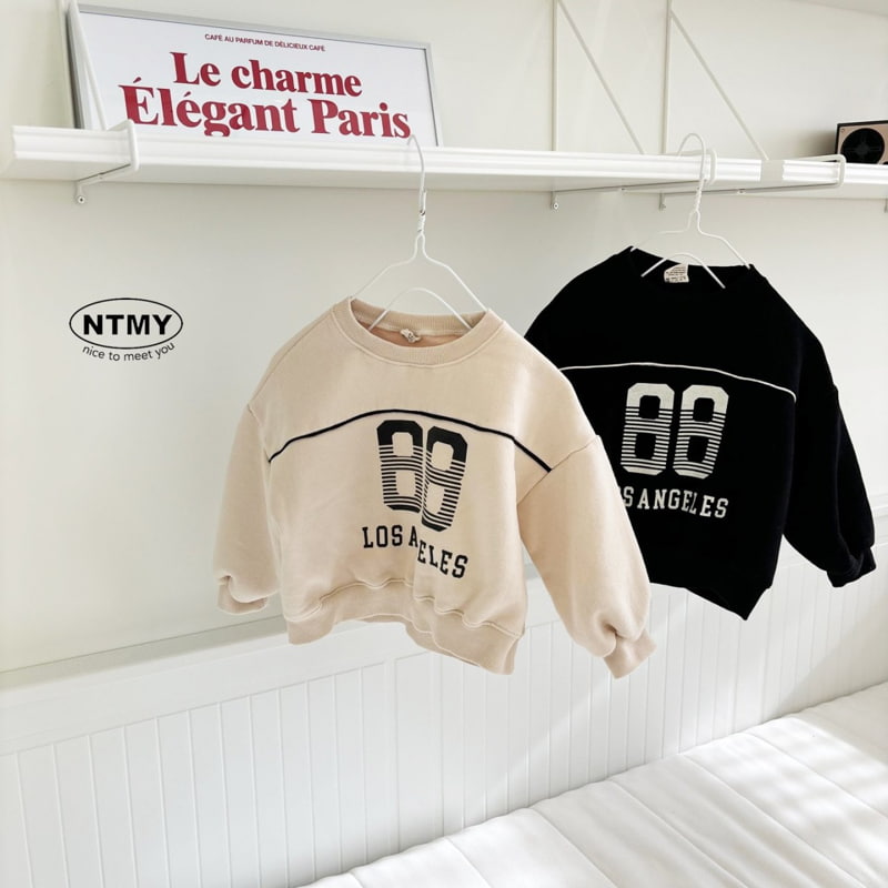 Nice To Meet You - Korean Children Fashion - #kidsshorts - 88 Sweatshirt - 6