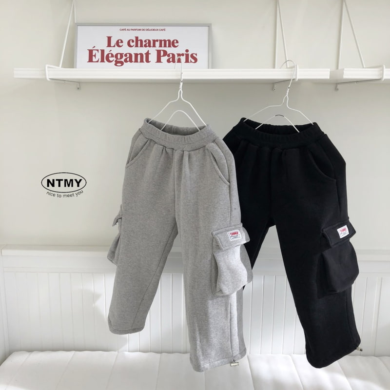 Nice To Meet You - Korean Children Fashion - #kidsshorts - Change Wide Pants