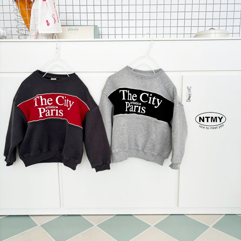 Nice To Meet You - Korean Children Fashion - #kidsshorts - City Cut Sweatshirt - 10