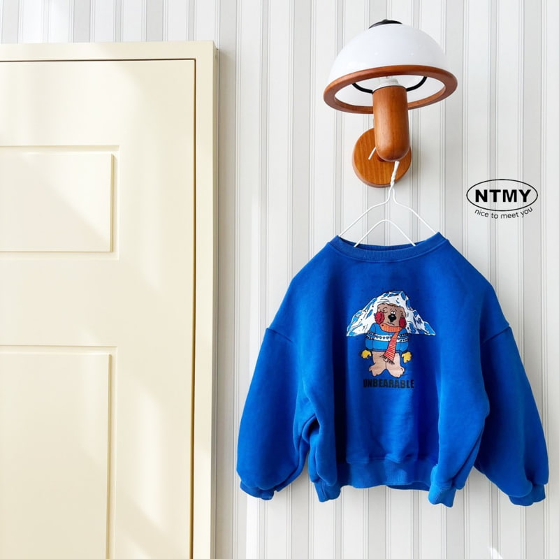 Nice To Meet You - Korean Children Fashion - #kidsshorts - Freeze Sweatshirt - 5