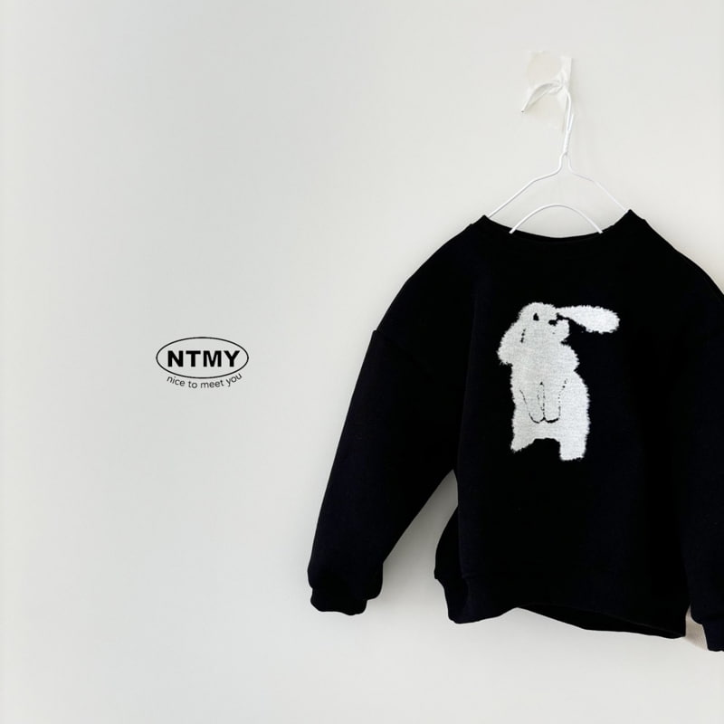 Nice To Meet You - Korean Children Fashion - #fashionkids - Rabbit Sweatshirt - 4