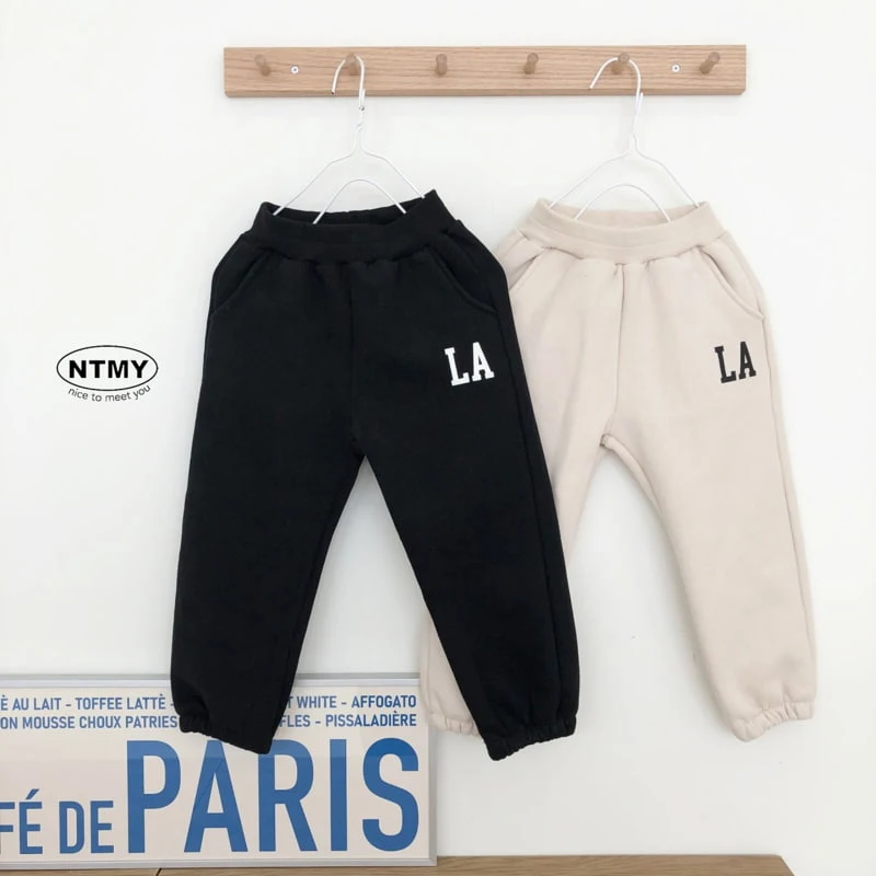 Nice To Meet You - Korean Children Fashion - #kidsstore - LA Jogger Pants - 8