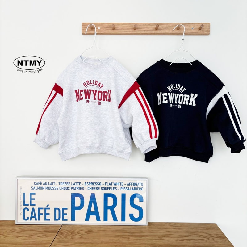 Nice To Meet You - Korean Children Fashion - #kidsstore - New York Tape Sweatshirt - 5