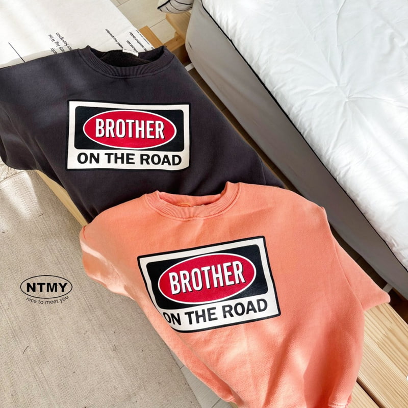 Nice To Meet You - Korean Children Fashion - #kidsstore - Brother Sweatshirt - 8