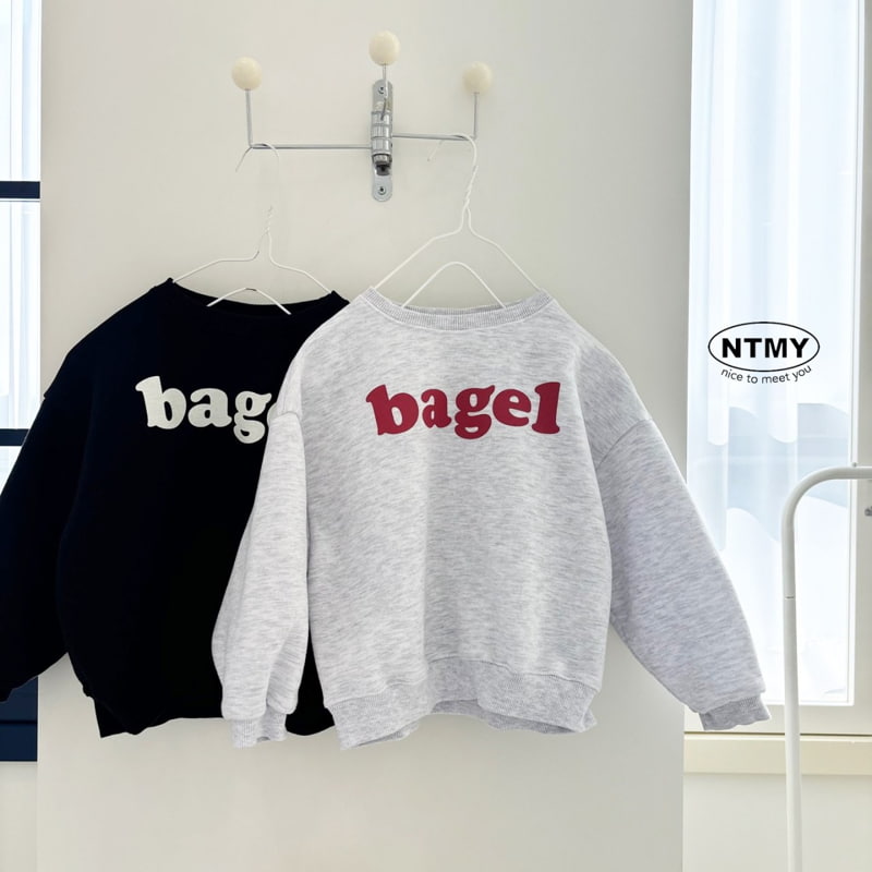 Nice To Meet You - Korean Children Fashion - #kidsstore - Bagel Sweatshirt - 7