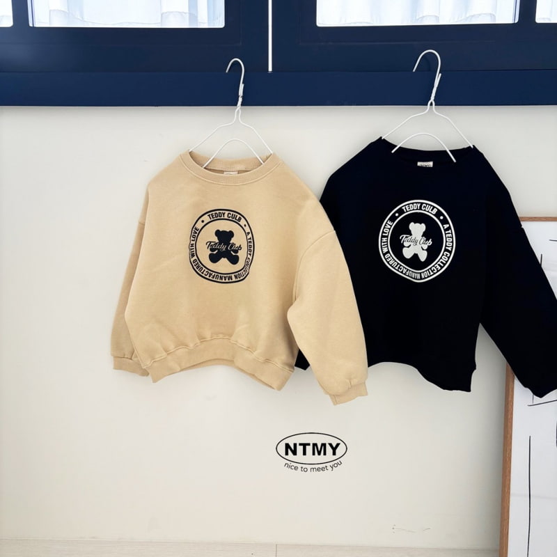 Nice To Meet You - Korean Children Fashion - #kidzfashiontrend - Teddy Club Sweatshirt - 7