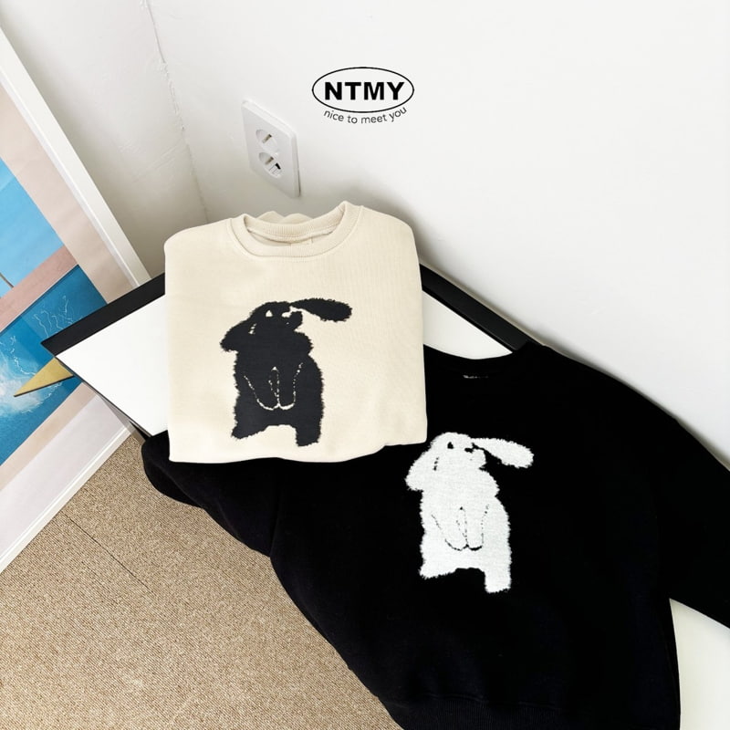 Nice To Meet You - Korean Children Fashion - #kidzfashiontrend - Rabbit Sweatshirt - 6